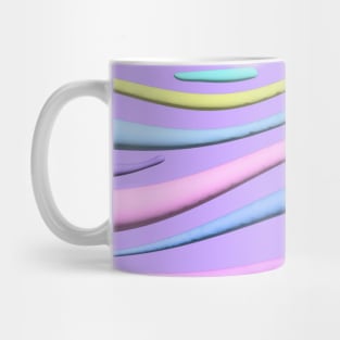 3D Colorful River Flowing Abstract Mug